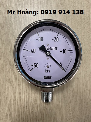 Đồng hồ áp suất thấp Wise P440 - áp suất chân không