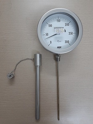Đồng hồ nhiệt độ  Wise Model T190 dạng chân xoay