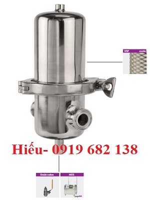 Bộ lọc khí vô trùng bằng inox SF Omega Air