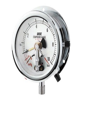 Đồng hồ áp suất tiếp điểm điện WISE P542-P543
