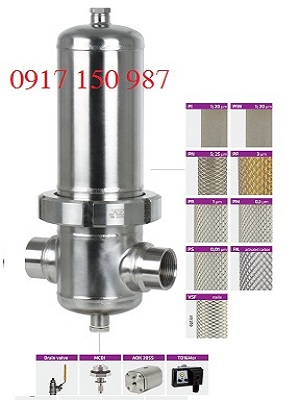 Bộ lọc vi sinh cho đường khí PF Omega Air