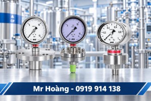 Đồng hồ áp suất ngành hóa chất, thực phẩm: Vì sao phải chọn toàn inox