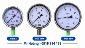 Hướng dẫn chọn dải đo, đường kính mặt và chân ren đồng hồ áp suất