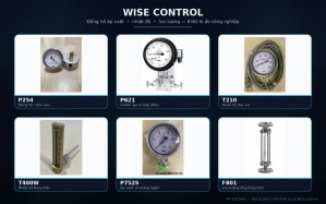 Đồng hồ đo Wise: Toàn bộ dòng sản phẩm áp suất – nhiệt độ – lưu lượng 