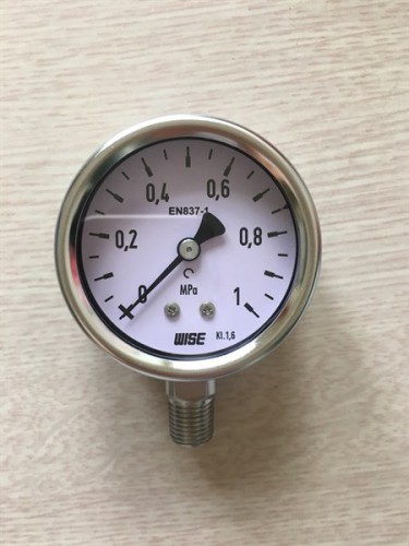 Đồng hồ đo áp suất ( áp lực ) Wise dải đo 0~1 bar, 0~4 bar, 0~10 bar