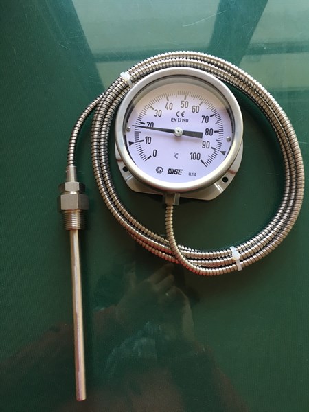Đồng hồ nhiệt độ dạng dây wise T210