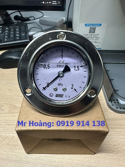 Ảnh thực tế đồng hồ áp suất Wise P258