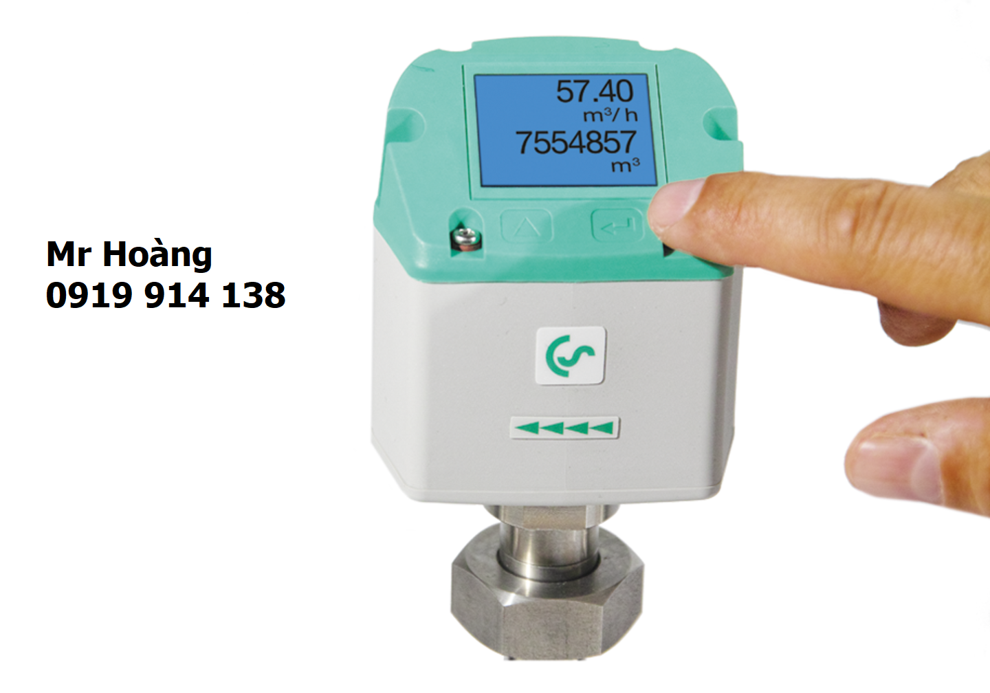 Tùy chọn cài đặt đơn vị đo lưu lượng khí VA 520