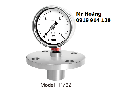 Đồng hồ áp suất màng ngăn Wise P762