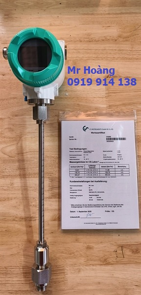 Ảnh thực tế đồng hồ đo lưu lượng khí VA 550